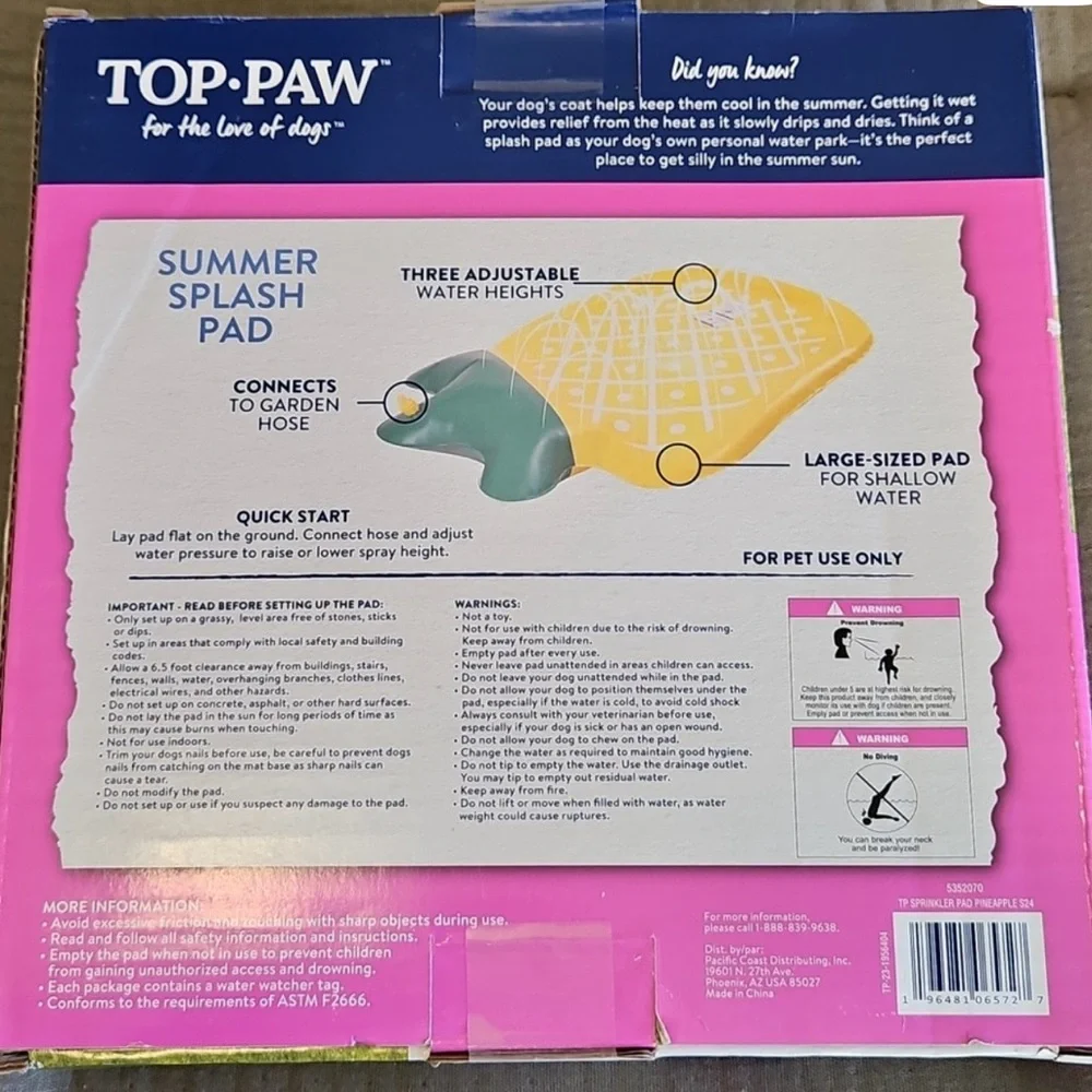 Top Paw new box